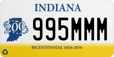 IN license plate 995MMM