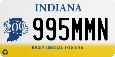 IN license plate 995MMN