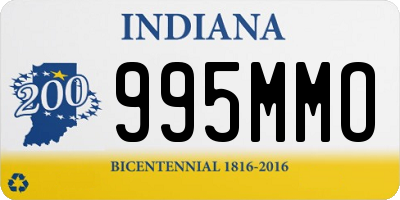 IN license plate 995MMO