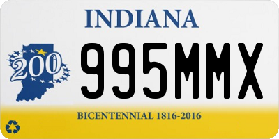 IN license plate 995MMX