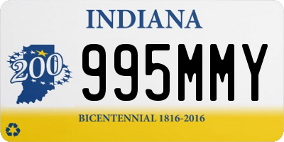 IN license plate 995MMY