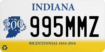 IN license plate 995MMZ