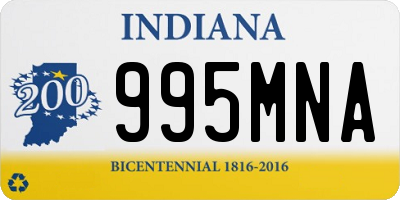 IN license plate 995MNA