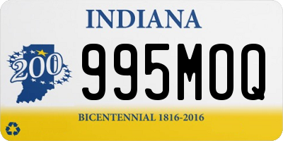 IN license plate 995MOQ