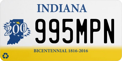 IN license plate 995MPN