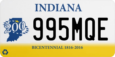 IN license plate 995MQE