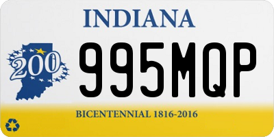 IN license plate 995MQP