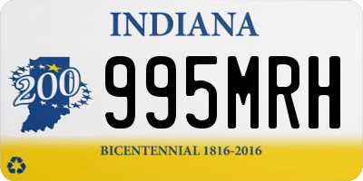 IN license plate 995MRH