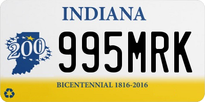 IN license plate 995MRK