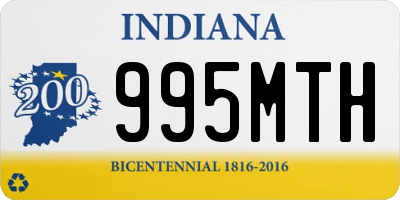 IN license plate 995MTH