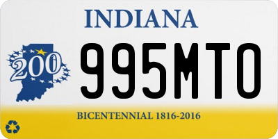 IN license plate 995MTO