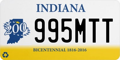 IN license plate 995MTT