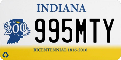 IN license plate 995MTY