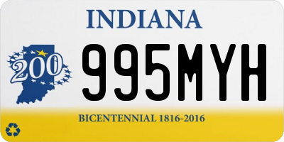 IN license plate 995MYH