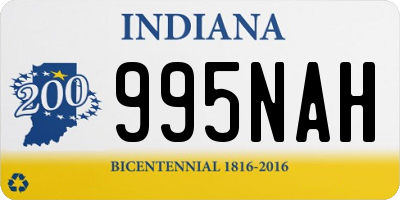 IN license plate 995NAH