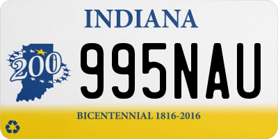 IN license plate 995NAU