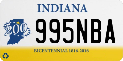 IN license plate 995NBA