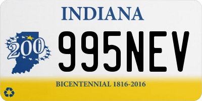 IN license plate 995NEV