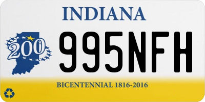 IN license plate 995NFH