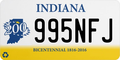 IN license plate 995NFJ