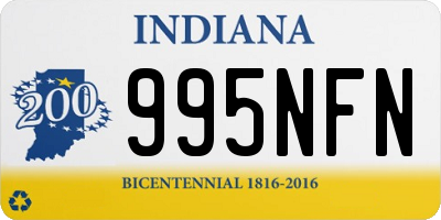 IN license plate 995NFN