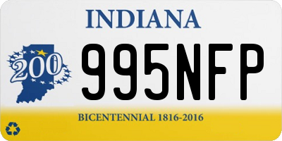 IN license plate 995NFP