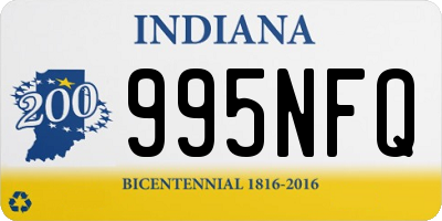 IN license plate 995NFQ
