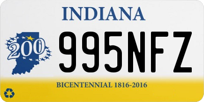 IN license plate 995NFZ