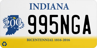 IN license plate 995NGA