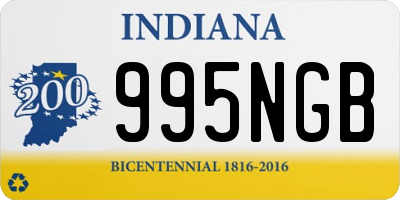 IN license plate 995NGB