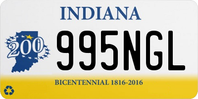 IN license plate 995NGL