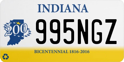 IN license plate 995NGZ