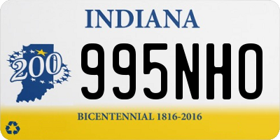 IN license plate 995NHO