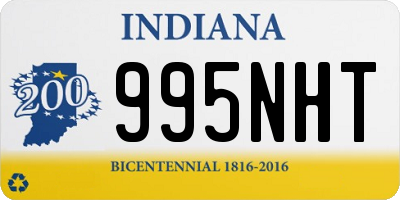 IN license plate 995NHT