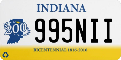 IN license plate 995NII