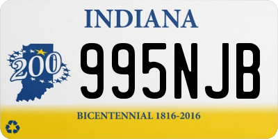 IN license plate 995NJB