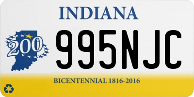 IN license plate 995NJC