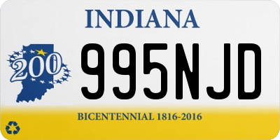 IN license plate 995NJD