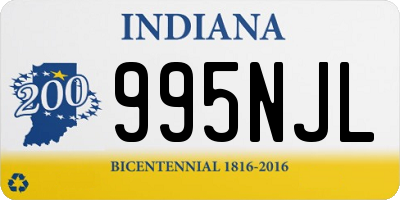 IN license plate 995NJL