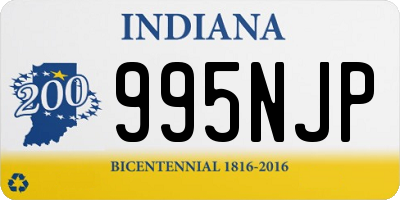 IN license plate 995NJP