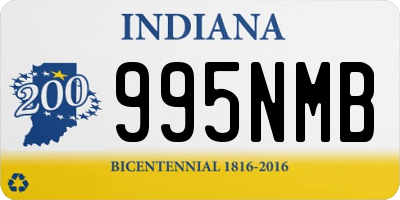 IN license plate 995NMB