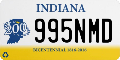 IN license plate 995NMD