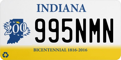 IN license plate 995NMN