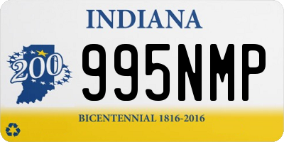 IN license plate 995NMP