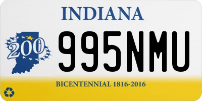 IN license plate 995NMU