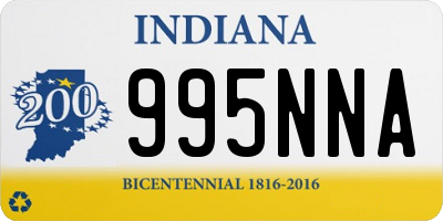 IN license plate 995NNA