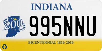 IN license plate 995NNU