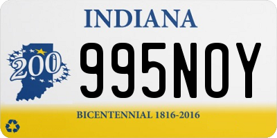 IN license plate 995NOY