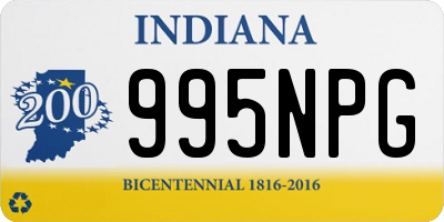 IN license plate 995NPG