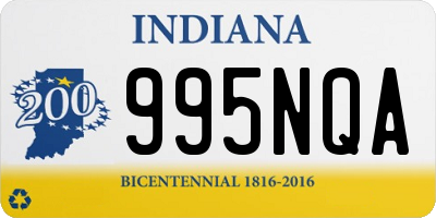 IN license plate 995NQA